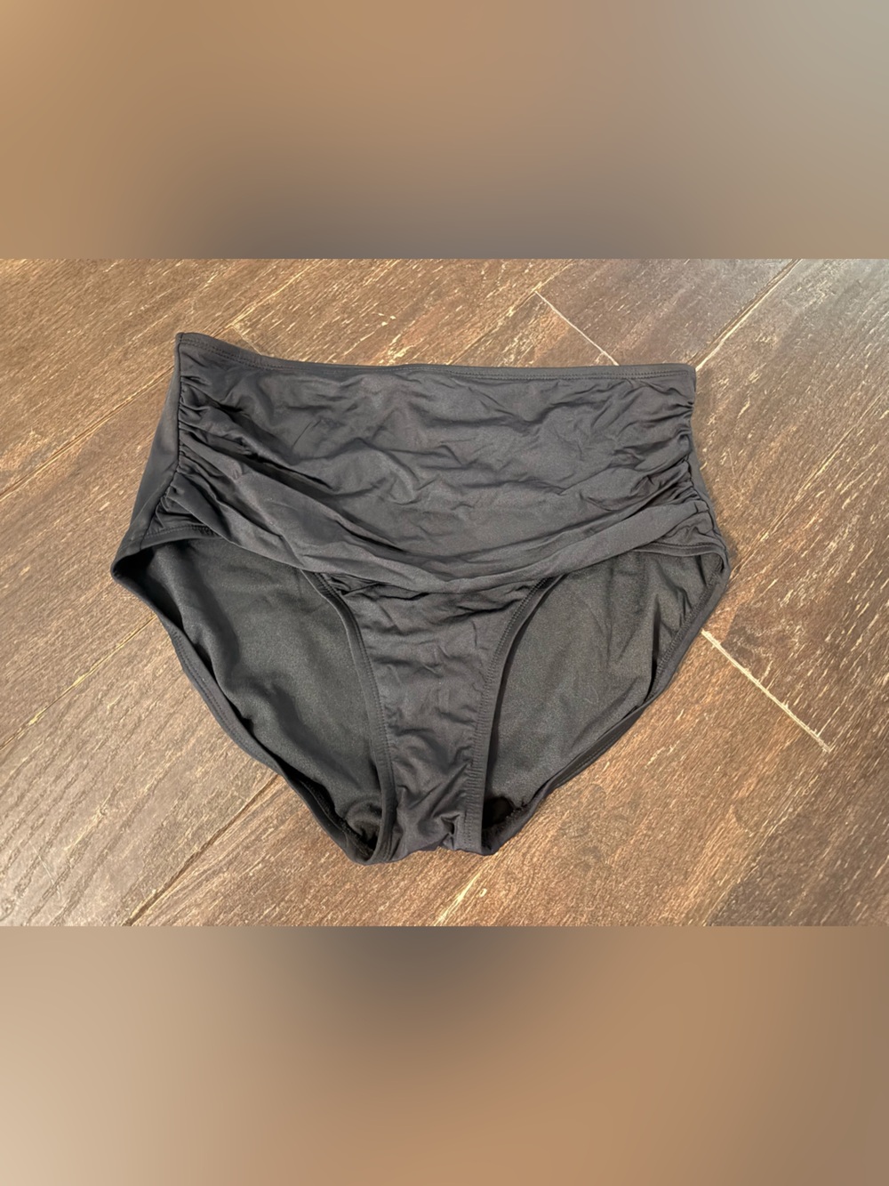 Black High-Waist Bikini Bottom